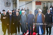 استقبال از شیوخ عشایر عراق در فرودگاه شهید هاشمی‌نژاد مشهد