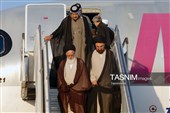 استقبال از شیوخ عشایر عراق در فرودگاه شهید هاشمی‌نژاد مشهد