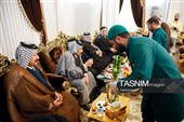 استقبال از شیوخ عشایر عراق در فرودگاه شهید هاشمی‌نژاد مشهد