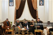 استقبال از شیوخ عشایر عراق در فرودگاه شهید هاشمی‌نژاد مشهد