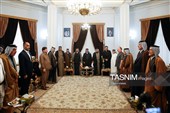 استقبال از شیوخ عشایر عراق در فرودگاه شهید هاشمی‌نژاد مشهد
