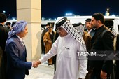 استقبال از شیوخ عشایر عراق در فرودگاه شهید هاشمی‌نژاد مشهد