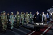 استقبال از شیوخ عشایر عراق در فرودگاه شهید هاشمی‌نژاد مشهد