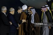 استقبال از شیوخ عشایر عراق در فرودگاه شهید هاشمی‌نژاد مشهد