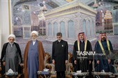 استقبال از شیوخ عشایر عراق در فرودگاه شهید هاشمی‌نژاد مشهد