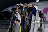 استقبال از شیوخ عشایر عراق در فرودگاه شهید هاشمی‌نژاد مشهد