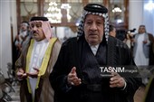 استقبال از شیوخ عشایر عراق در فرودگاه شهید هاشمی‌نژاد مشهد