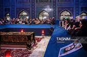 حضورخانواده شهدا و جانبازان لامرد در جوار مزار رهبر شهید انقلاب