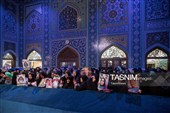 حضورخانواده شهدا و جانبازان لامرد در جوار مزار رهبر شهید انقلاب