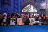 حضورخانواده شهدا و جانبازان لامرد در جوار مزار رهبر شهید انقلاب