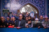 حضورخانواده شهدا و جانبازان لامرد در جوار مزار رهبر شهید انقلاب