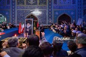 حضورخانواده شهدا و جانبازان لامرد در جوار مزار رهبر شهید انقلاب
