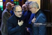 سپهر خلجی در مراسم یادبود مرحوم مسیب منظور