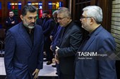 رضا نقی‌پور در مراسم یادبود مرحوم مسیب منظور