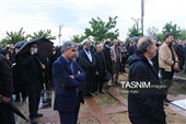 تشییع جنازه پدر شهیدان نقدی در زنجان