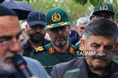 تشییع جنازه پدر شهیدان نقدی در زنجان