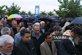 تشییع جنازه پدر شهیدان نقدی در زنجان