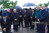 تشییع جنازه پدر شهیدان نقدی در زنجان