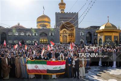 تشرف شیوخ عشایر عراق به حرم مطهر رضوی