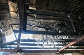 خسارت آتش سوزی مرکز بهداشت شهرستان رودسر - گیلان