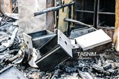 خسارت آتش سوزی مرکز بهداشت شهرستان رودسر - گیلان