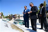ادای احترام سفیر ایران به شهید صالح الصماد و هیئت دولت شهید یمن