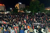 فریاد انزجار از استکبار در دویست و چهل و چهارمین شب حماسه میدان بوشهری‌ها