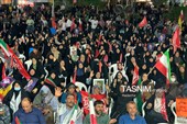 فریاد انزجار از استکبار در دویست و چهل و چهارمین شب حماسه میدان بوشهری‌ها