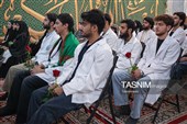 آیین روپوش سفید و سوگند پزشکی دانش‌آموختگان دانشگاه علوم پزشکی شیراز در مشهد