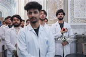 آیین روپوش سفید و سوگند پزشکی دانش‌آموختگان دانشگاه علوم پزشکی شیراز در مشهد