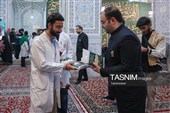 آیین روپوش سفید و سوگند پزشکی دانش‌آموختگان دانشگاه علوم پزشکی شیراز در مشهد