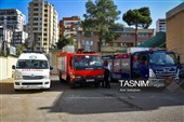 مانور پناه گرفتن در شرایط بحران نظامی در مدرسه -شیراز
