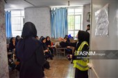 مانور پناه گرفتن در شرایط بحران نظامی در مدرسه -شیراز