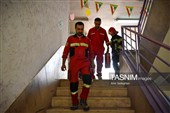 مانور پناه گرفتن در شرایط بحران نظامی در مدرسه -شیراز