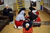 مانور پناه گرفتن در شرایط بحران نظامی در مدرسه -شیراز