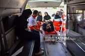 مانور پناه گرفتن در شرایط بحران نظامی در مدرسه -شیراز