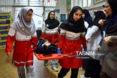 مانور پناه گرفتن در شرایط بحران نظامی در مدرسه -شیراز