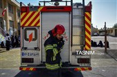 مانور پناه گرفتن در شرایط بحران نظامی در مدرسه -شیراز
