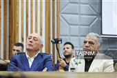 از راست:  بیژن طاهری و بهتاش فریبا